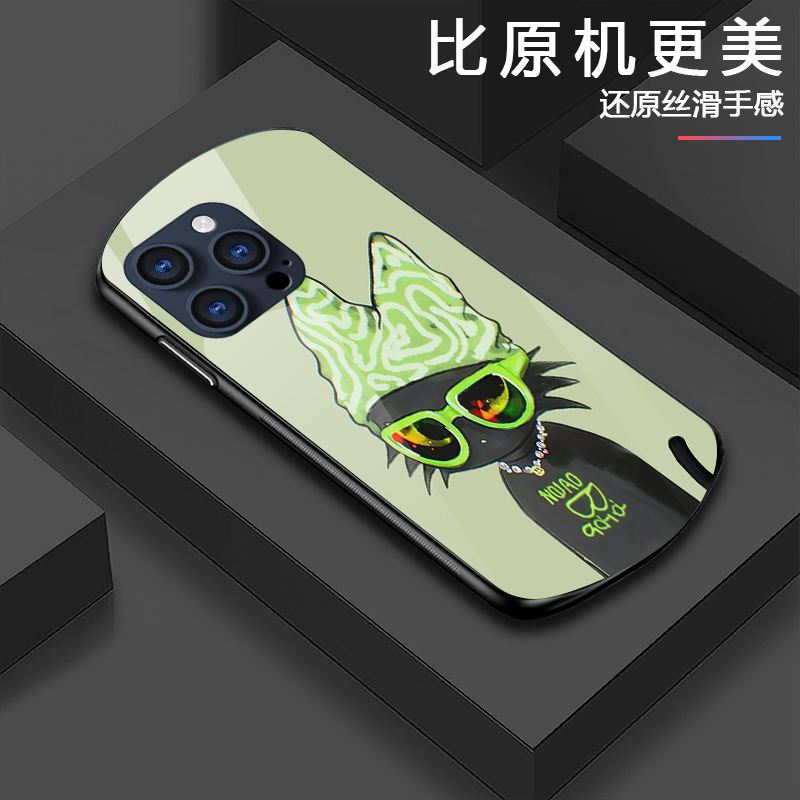 适用小米小众防摔手机壳新款玻璃