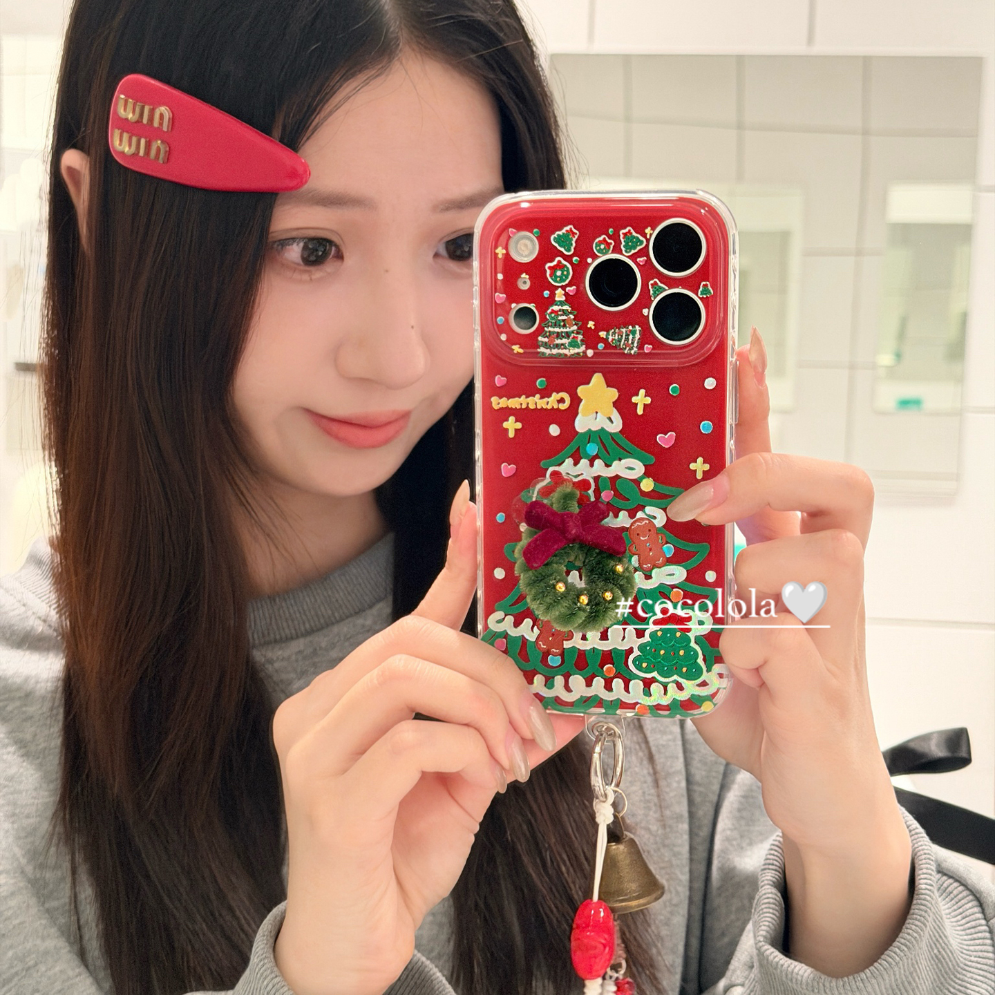 适用苹果17promax手机壳新款韩系