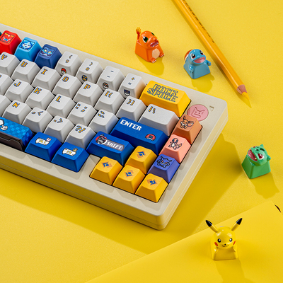 苍海月像素奥德赛像素宝可梦机械键盘键帽迈从K99狼蛛f87pro