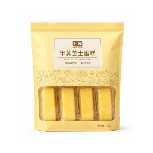 新品抢先吃七鲜半蒸芝士蛋糕240g