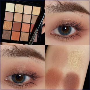 现货美国NYX16色眼影盘03号Warm Neutrals秋冬哑光日常大地色