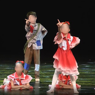《书中的你》儿童现当代舞群舞同款舞蹈演出表演服装专业定制