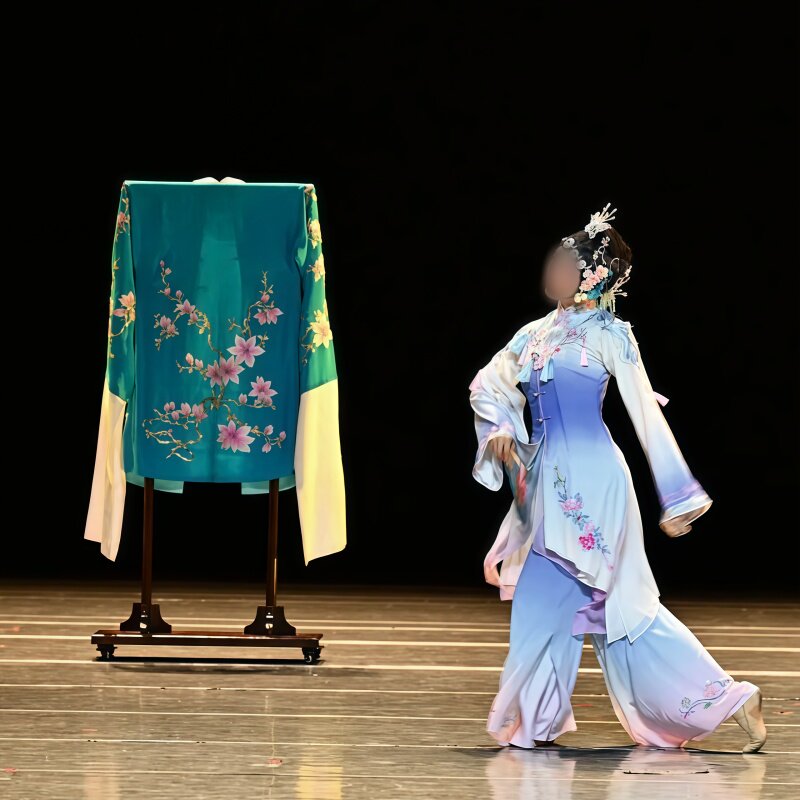 女子古典舞独舞《念》戏曲同款水秀舞蹈演出表演服专业定制