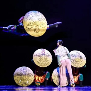 舞蹈演出表演服装 同款 专业定制 狮守·心乡 民族民间舞群舞