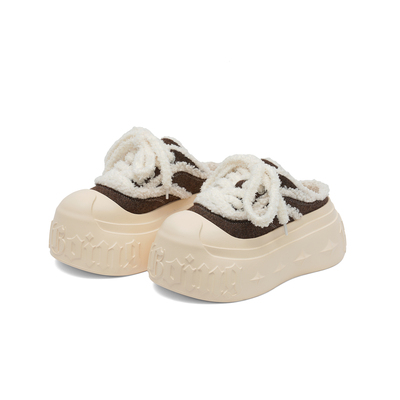 1807哥特厚底鞋半拖鞋