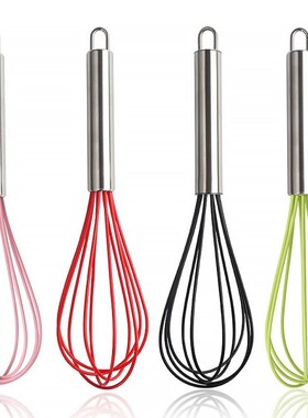 Whisk Mixer Egg Beater Silicone Egg Beaters Kitchen Tools Ha