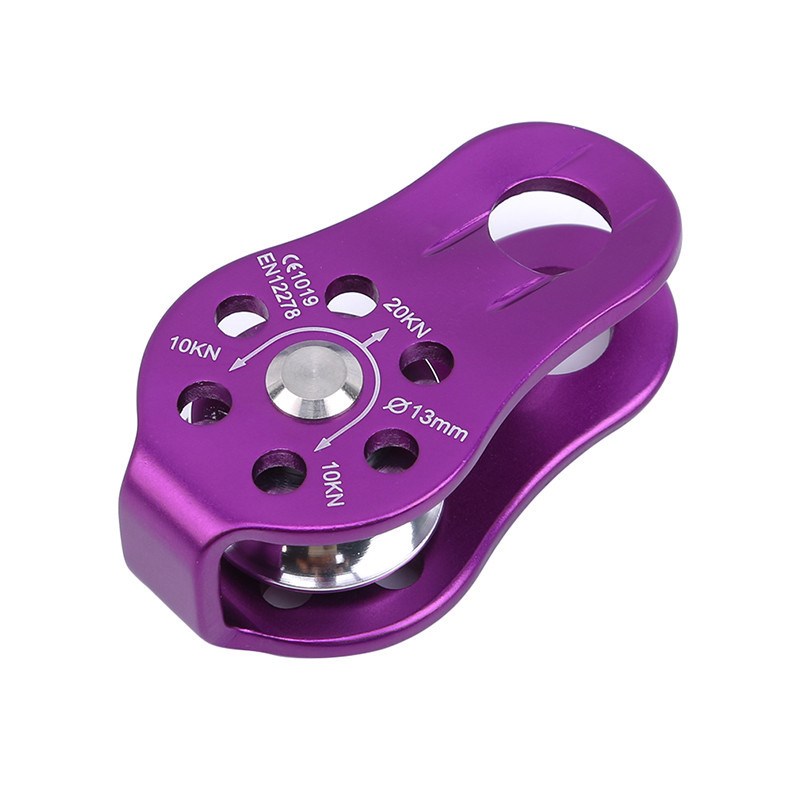 Outdoor Travel Kits Climbing Rope Pulley Single Fixed Mounta