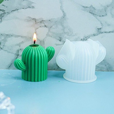 Cactus Candle Silicone Mold Aromatherapy Plaster Ornaments H