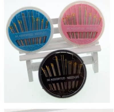 30PCS/Box  Assorted Hand Sewing Needles Embroidery Mending C