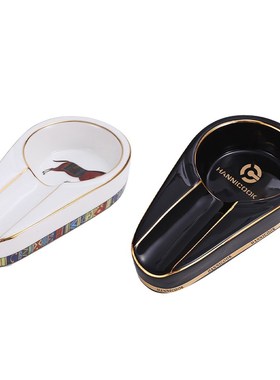 Gadgets Home Cigar Ashtray Portable Ceramic Ash Tray Tobacco