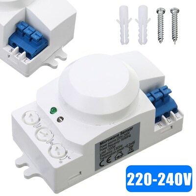 220V 5.8GHz Microwave Movement Motion Radar Motion Sensor Sw