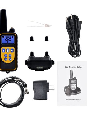 Electric Pet Fencing System Dog Shock Collar With Remote Con