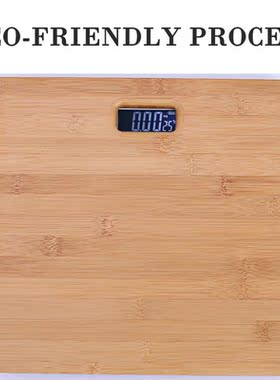 Home Floor Wooden Body Weight Scale Electronic Weighing Scal
