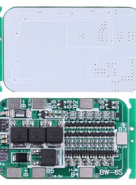 6S 15A 24V BMS Protection PCB Board For 6 Packs Li-ion Lithi