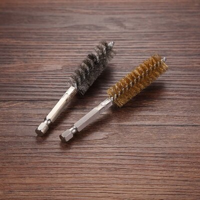 2pcs Wire Brush for Power Drill Impact Driver Paint/Rust Rem