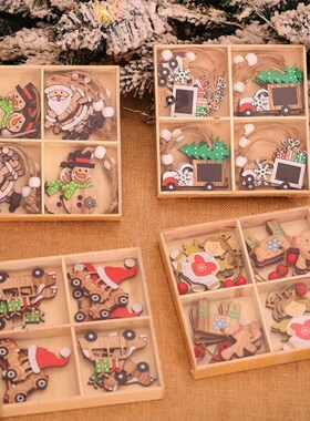 Christmas Tree Pendants Ornaments Atmosphere New Year Crafts