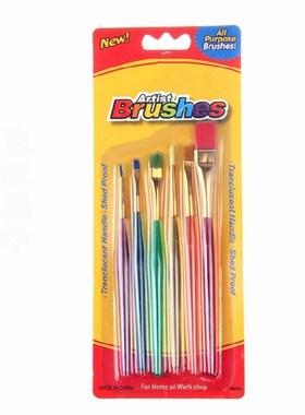 6pcs/set Nylon Hair Panting Brush colorful Drawing pen Water