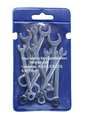 10Pcs/set Professional Mini Combination Wrench Spanner Set 4