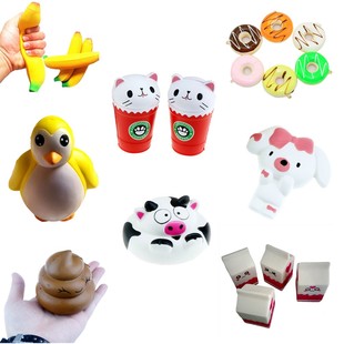 Squishy Charm Squeeze Toy milk bottle/Penguin  cow/rabbit