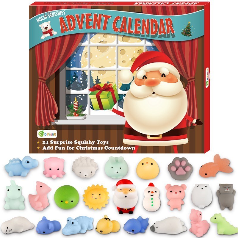 D-FantiX Mochi Squishy  Advent Calendar 2020 Christmas Count