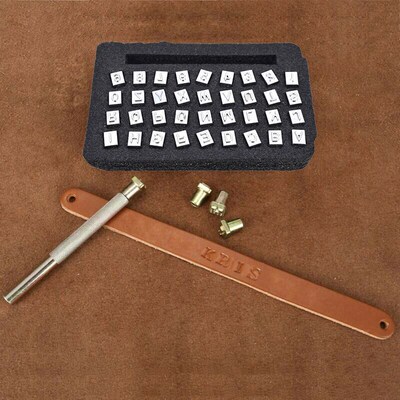26pcs 26 English Letters Metal Stamp Set Leather Tools Leath