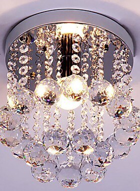 40W Flush Mount E14 K9 Crystal / Mini Style Modern Chandelie