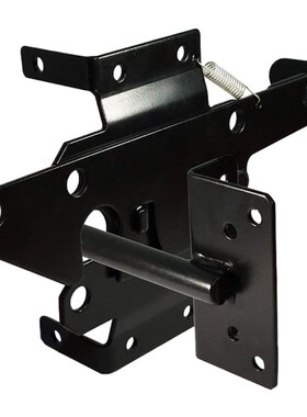Black Self Locking Outswinging Pool Dog Gate Door Latches G
