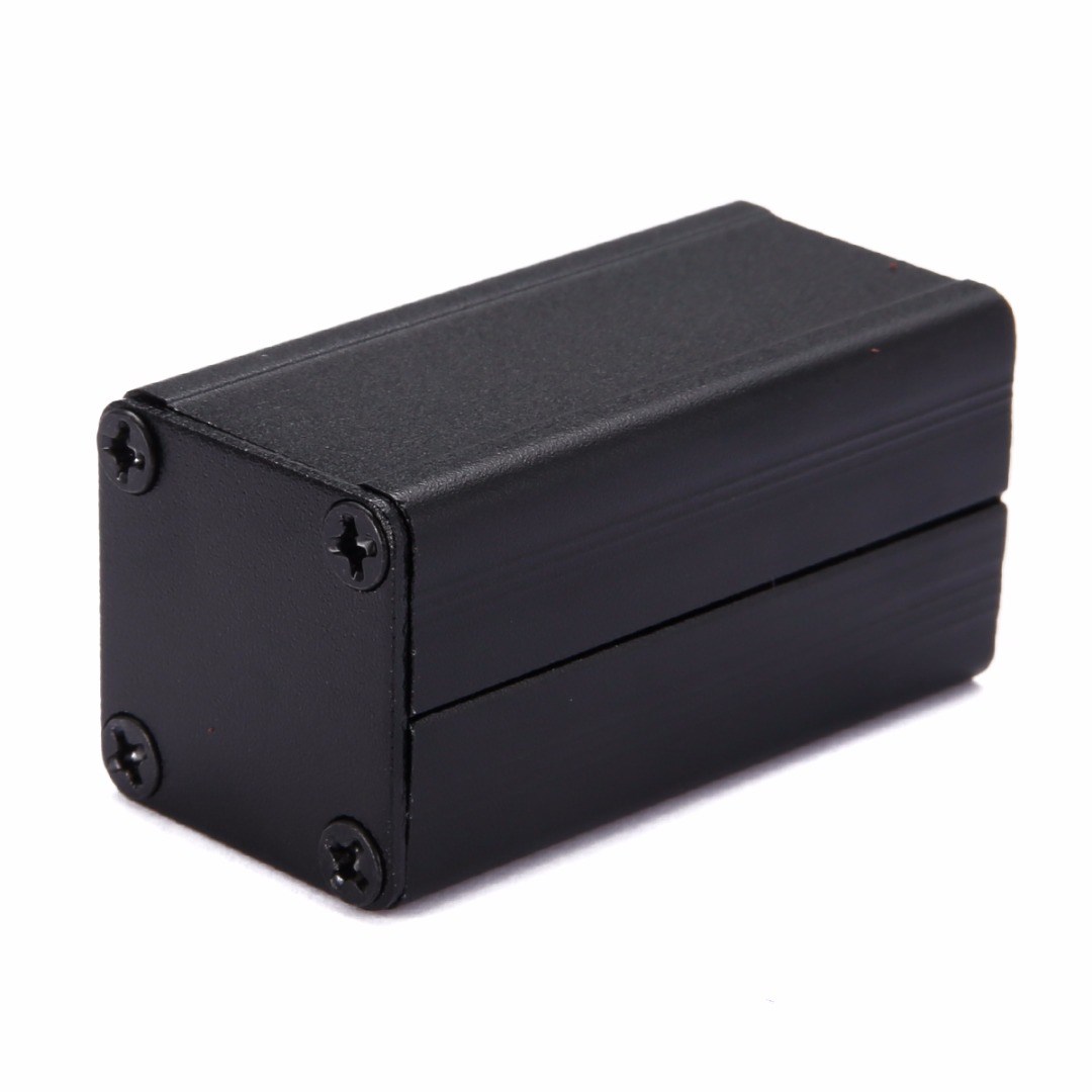 Extruded Aluminum Enclosure Black Aluminum Instrument Storag