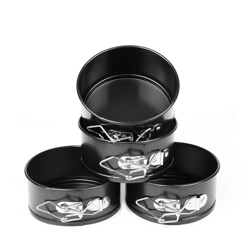 4-inch Mini Springform Pans Set,  Carbon Steel Baking Pan /