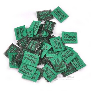 100Pcs/lot Multicolor Clothing Tags Handmade Label Embossed
