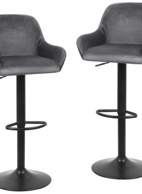 2Pcs Bar Chairs Stools Bar Furniture Lift Height Adjusted Sw