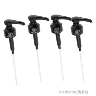 4 Pcs Coffee 1 Liter Dispenser Syrup Pump Black Liquid Dispe