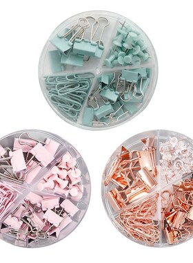 72pcs/box Metal Paper Clip Multipurpose Thumbtacks Document