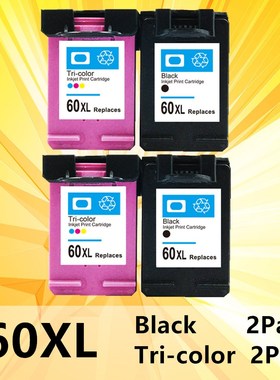 60XL ink cartridge 60 compatible for hp photosmart C4780 C47