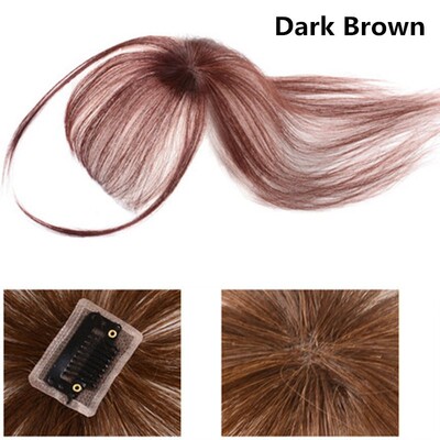 Neat Bangs  In Hair Extensions Remy Human Hair Bangs Topper