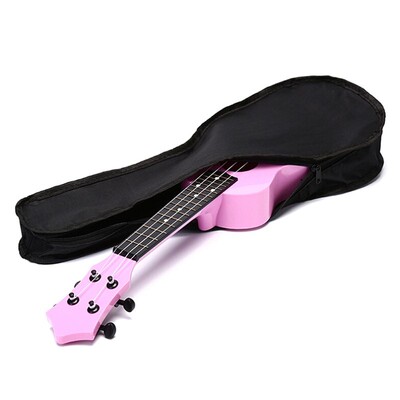 23 Inch Black Portable Ukulele Uke Bag Soft Case Monolayer B