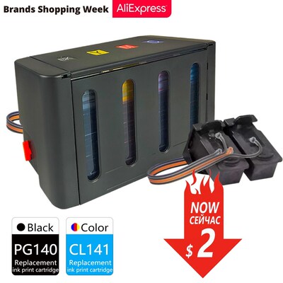 Compatible for Canon PG140 CL141 Continuous Ink Supply Syste