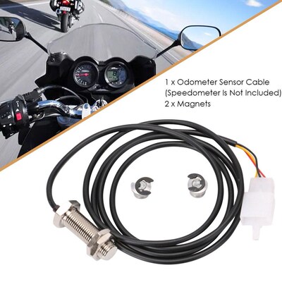 Motorcycle Odometer Sensor Cable Scooter Durable Digital Spe