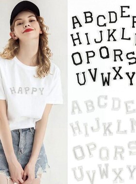 26 English Letters Letter Patch Stickers Embroidery Letters
