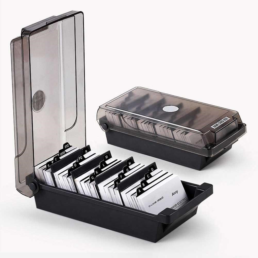 Business-Card-Organizer Card-Holder Index-Tabs with for Offi