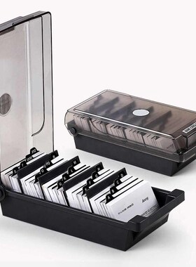 Business-Card-Organizer Card-Holder Index-Tabs with for Offi