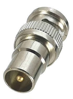 Connector BNC Male plug to IEC PAL DVB-T Male plug RF Adapte