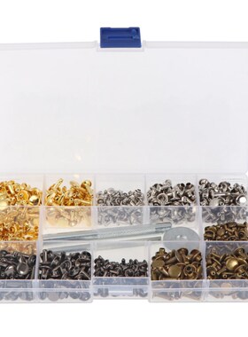 360Pcs Leather Double Cap Rivets Decoration DIY Clothing Lea