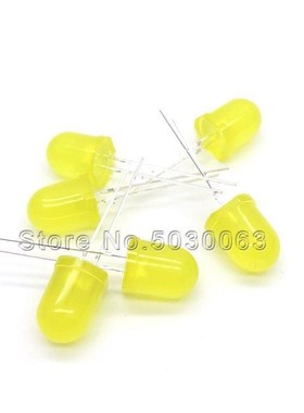 1000pcs/lot F10 light-emitting diode yellow F10mm DIP light-