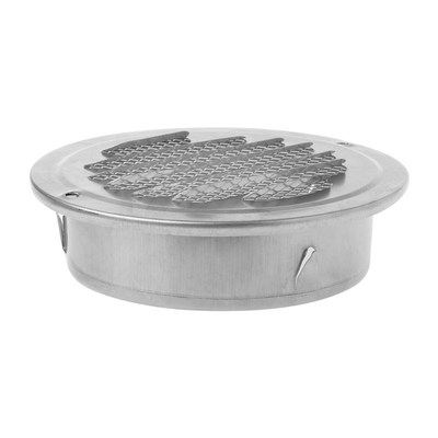 Stainless Steel Exterior Wall Air Vent Grille Round Ducting