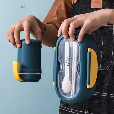 Microwave Lunch Box with Compartments for kids food containe