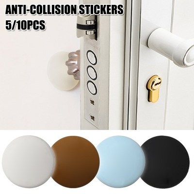 5/10Pcs Rubber Home Door Doorknob Back Wall Protector Crash