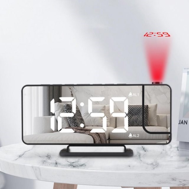 LED Digital Alarm Clock Watch Table Electronic Desktop Clock