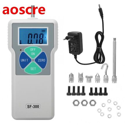 Force Meter SF-300 Portable Push and Pull Tester Meter Digit