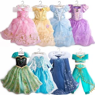 Disney Princess Party Dress up for Girls Halloween Frozen El